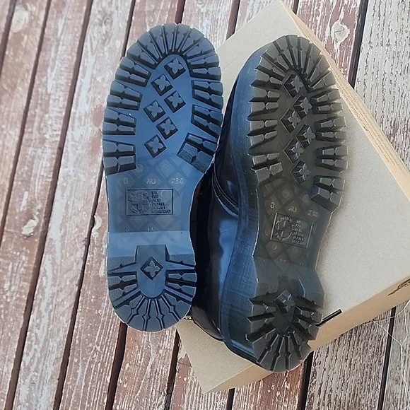 Dr. Martens Holly Leather Platform Shoes Women's size 10 ,Men Size 9 - Picture 8 of 10